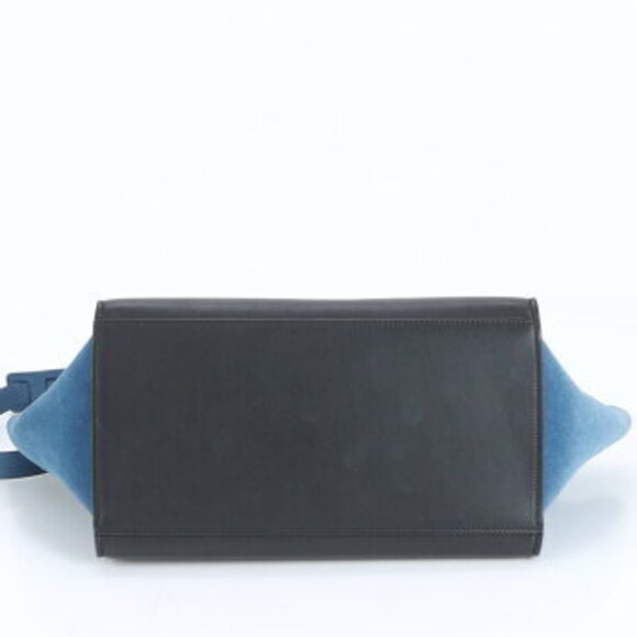 Celine Trapeze Leather Shoulder Bag Gold - Picture 5 of 8